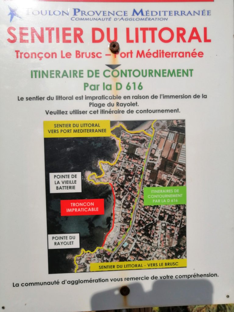 Affiche sentier littoral